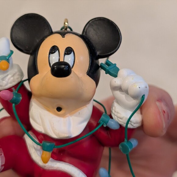 Vintage Disney Mickey Christmas Magic Collectible Ornament by Grolier #26231-101 - Picture 2 of 5